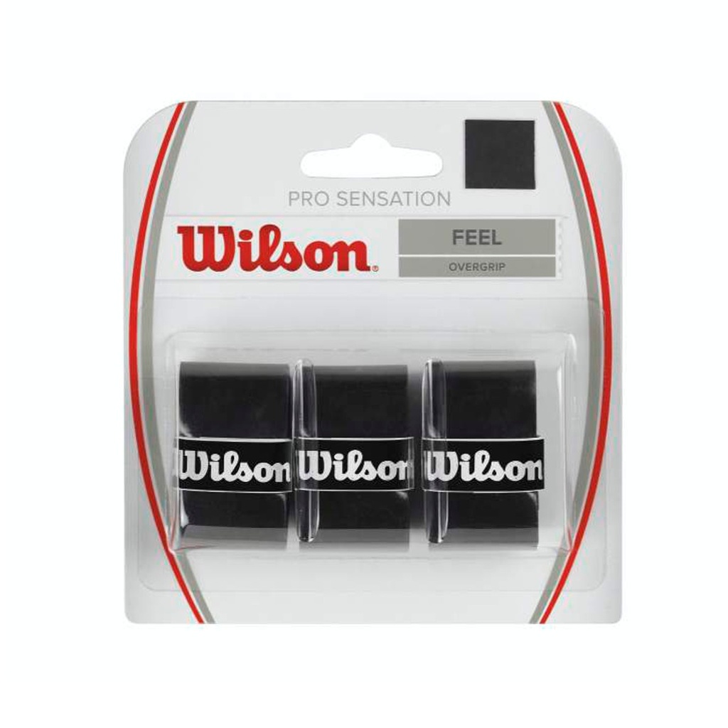 Pro Overgrip Wilson p/Raqueta Tenis Sensation (NEGRO) (Z4010-BK)