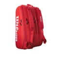 Bolso de Tenis Wilson Super Tour 9 Pk Rojo