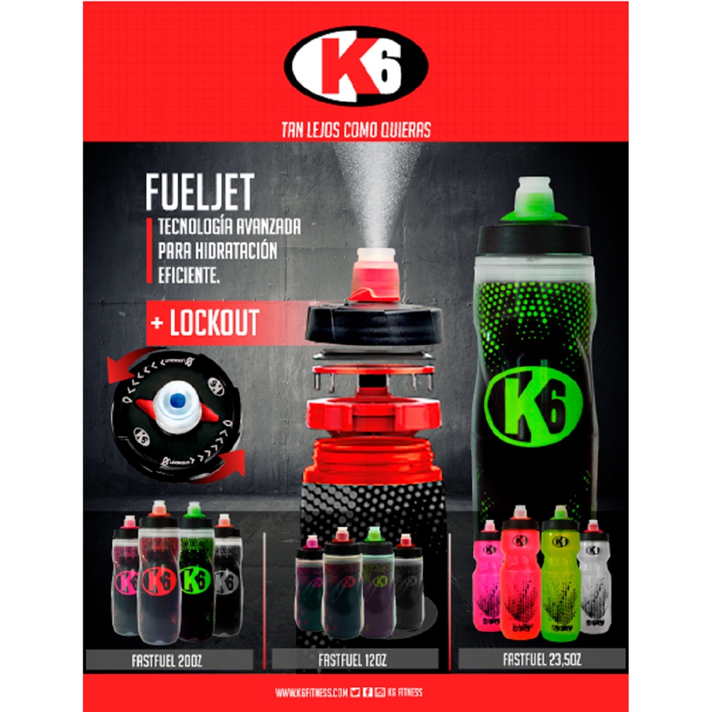 Botella de Agua K6 12 oz