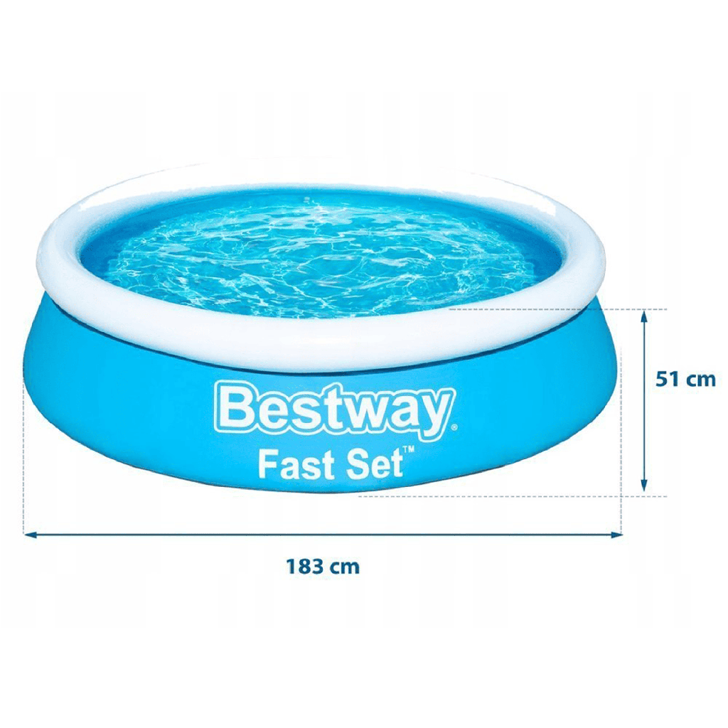Set de Piscina Inflable Redonda Fast Set 1.83m x 51cm