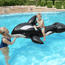 Flotador Inflable Orca Jumbo Bestway 2.03m x 1.02m 