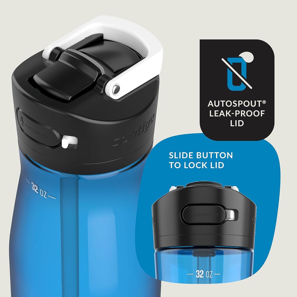 Botella de agua Contigo Ashland 2.0 AutoSpout 32Oz/947ml 