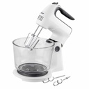Batidora de Mano y Pedestal Oster con Tazón de Vidrio 6 Velocidades 3.7L 250W