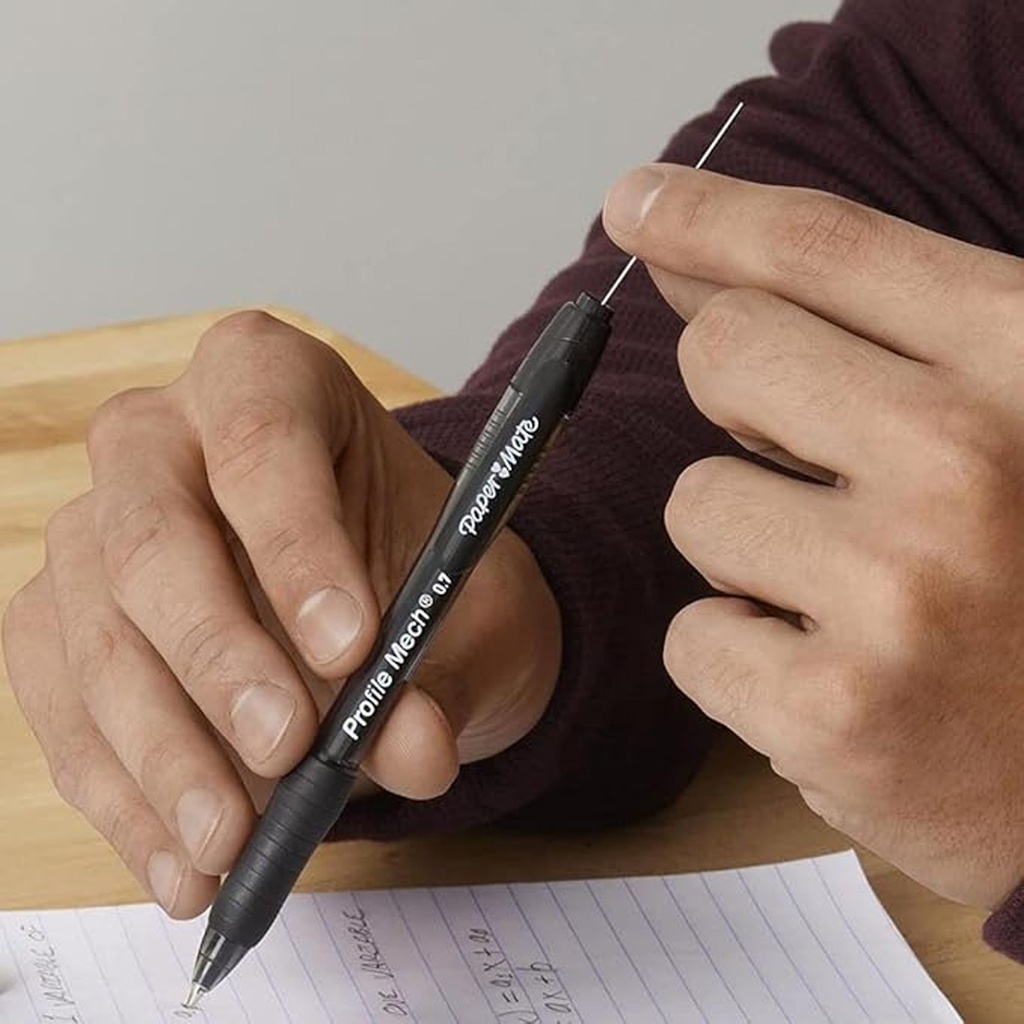 Portaminas Paper Mate 0.7mm Profile Con Set de Borradores y Minas 