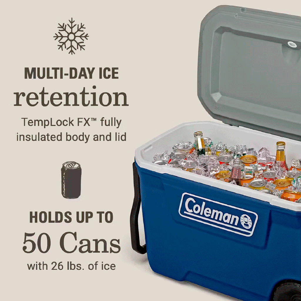 Cava con Ruedas Coleman 316 Series 62Qt 