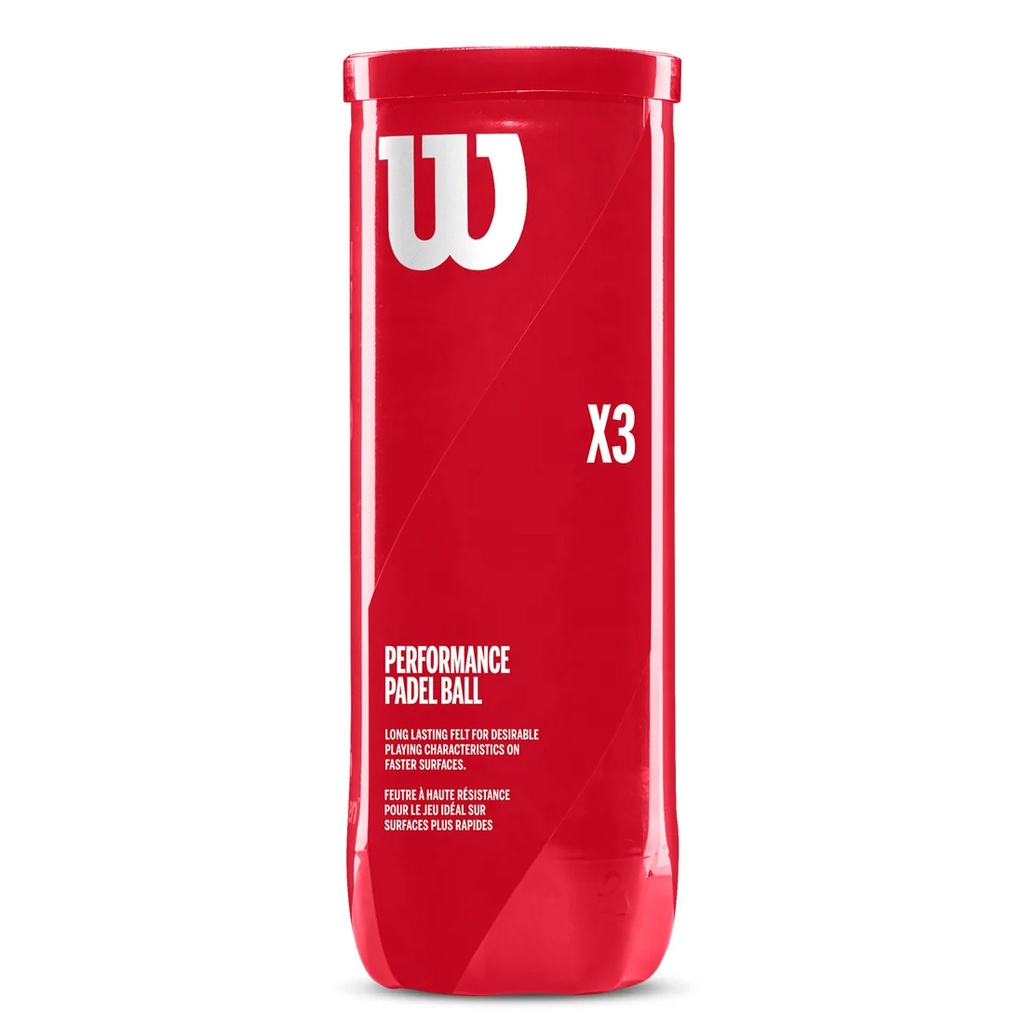 Combo de Pelotas de Padel Wilson Tarro 3P X 4T