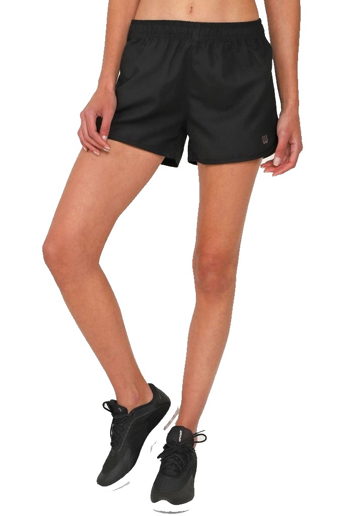 [WT79344] Short  Microfibra Negro Wilson 79329 Dama (L)