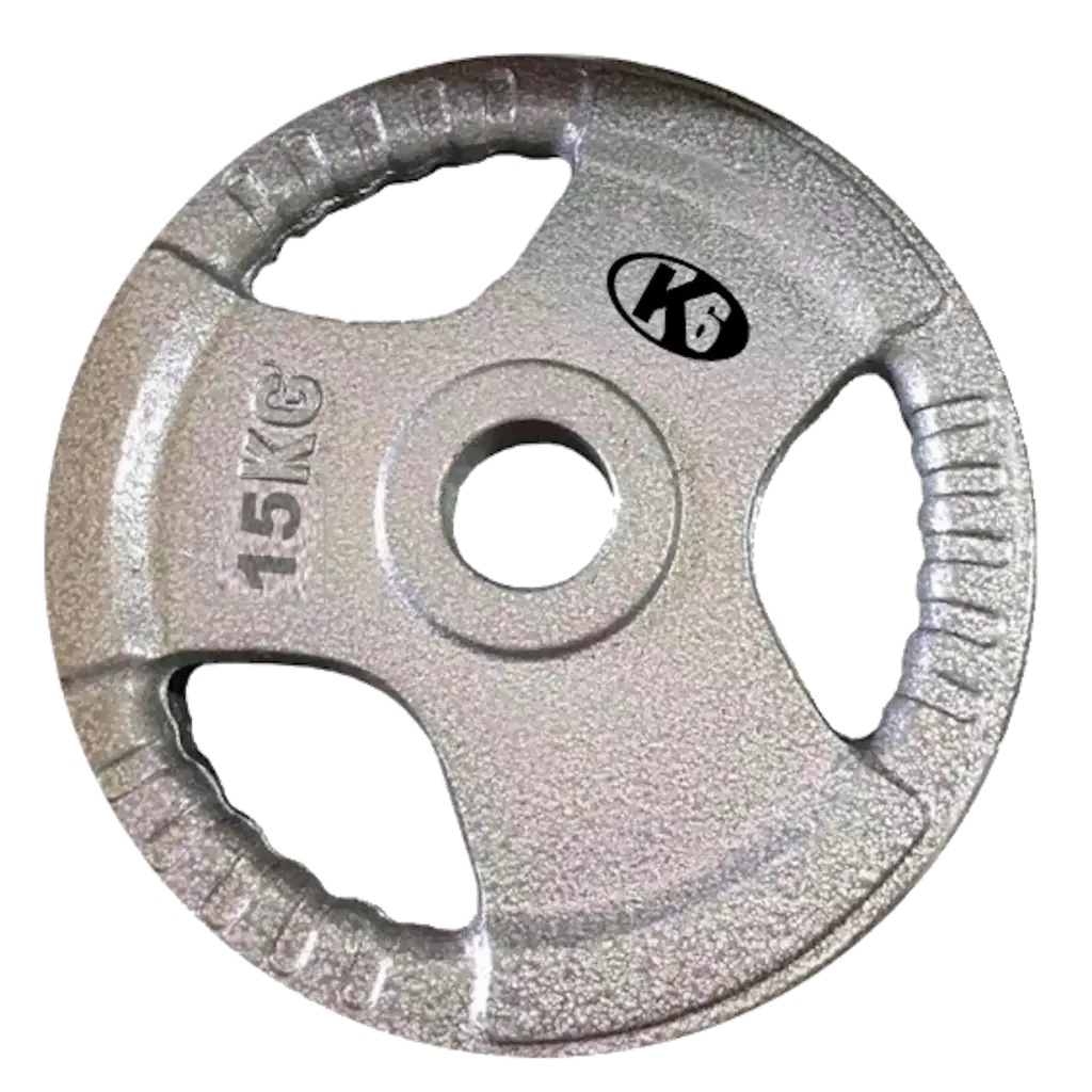 Disco de pesas estandar hierro 1" K6 15 kg