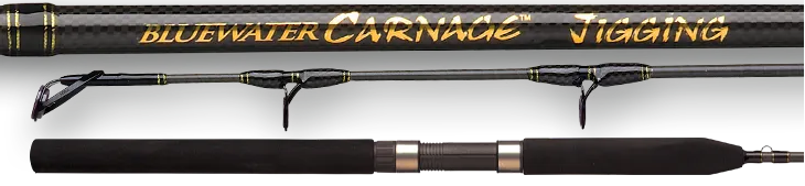 Penn Caña Bluewater Carnage Jigging 6.6 M Lb 30 A 80 Guias 8 Carjg3080S66 