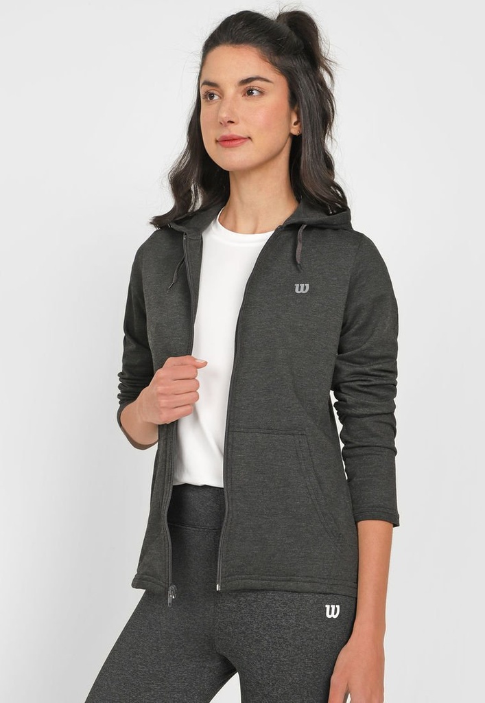 Buzo Con Capota de Mujer Wilson Cuello Redondo French Terry 98395 Oxford