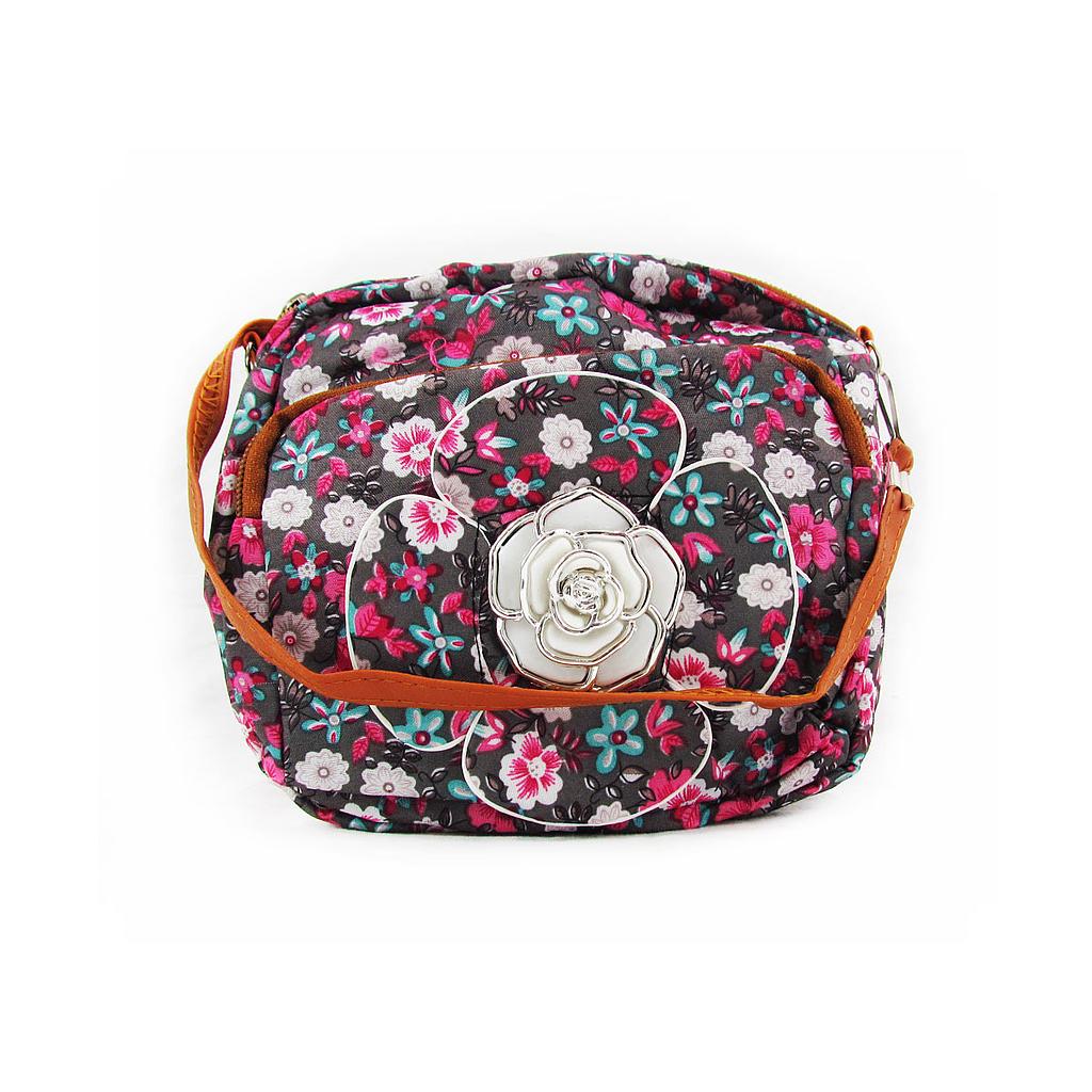 [1305] Bandolero Estampado Rosas