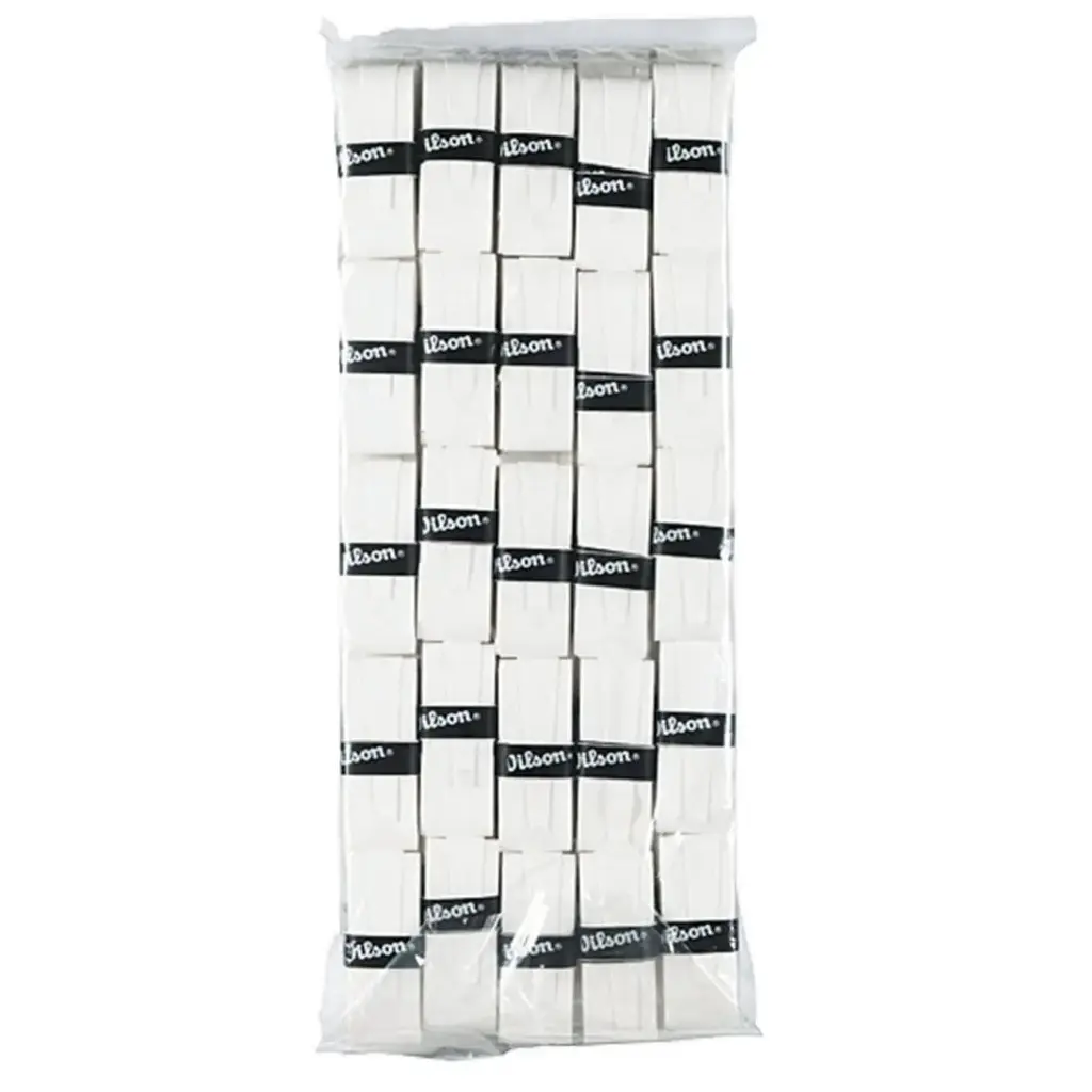Pro Overgrip Wilson Para Raqueta Tenis x50 (Blanco)