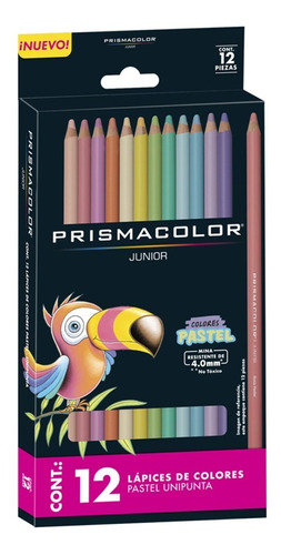 Caja de Colores Prismacolor  Pasteles Cx12
