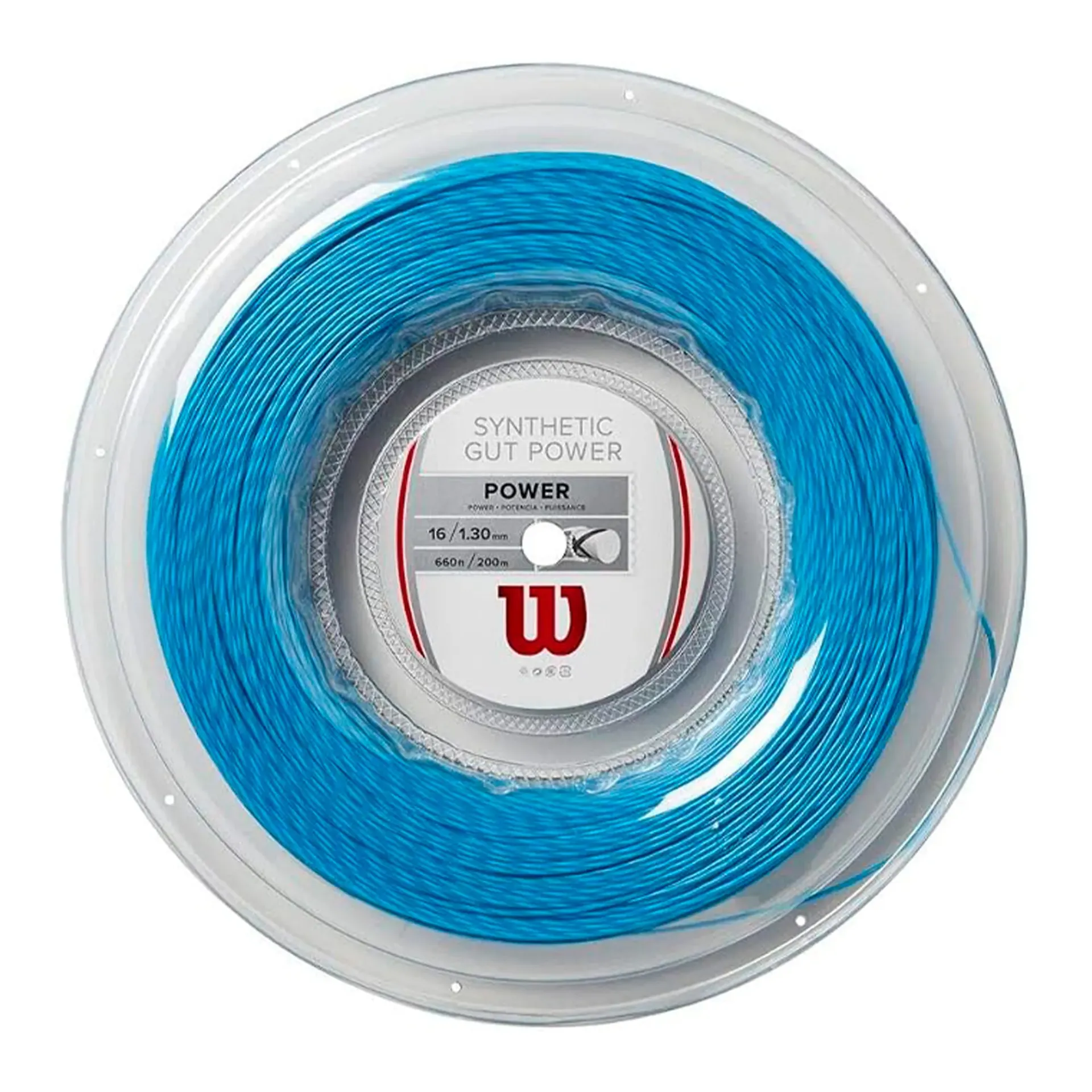 Rollo de Cuerda para Raquetas Wilson Synthetic Gut Power 16 200 m