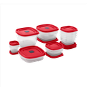 Set de Envases 24 Piezas De Varios Tamaños Easy Find Rubbermaid