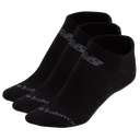 Medias Cortas New Balance Cottom Flat 3 Pack Negro