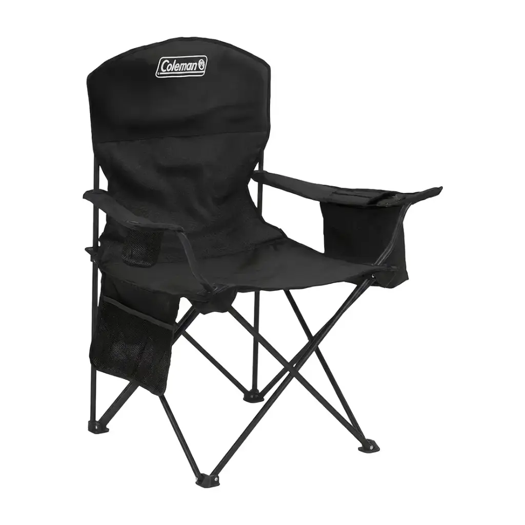 Silla Plegable Coleman® Cooler Quad con Enfriador de Bebidas