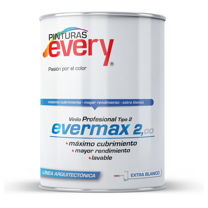 Pintura Vinilo Every Evermax Tipo 2 1 Galón