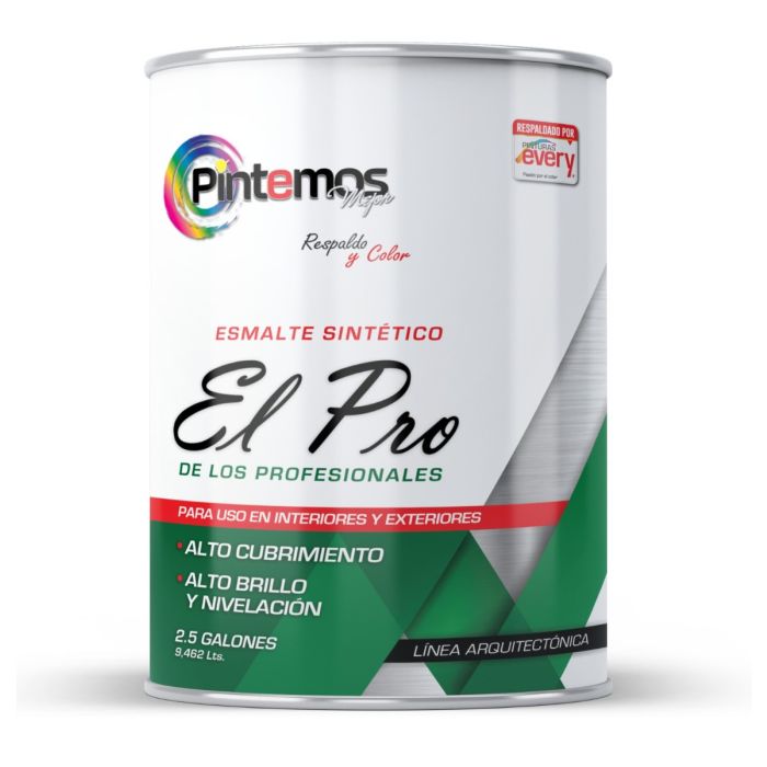 [30-318-1/4] Pintura Esmalte alquídico Pintemos Pro 1/4 Galón