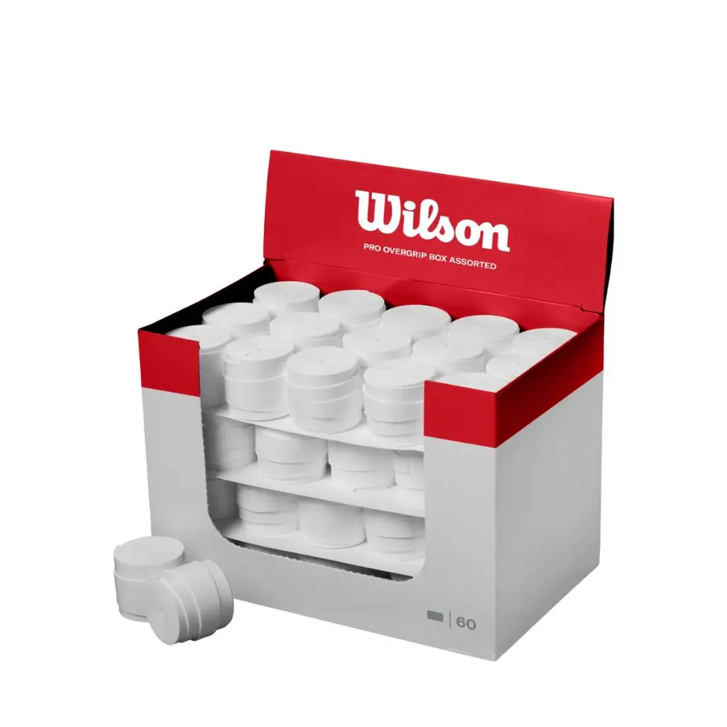 [WR8438201001] Caja 60 unidades Overgrip Wilson PRO Blanco