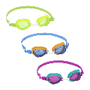 Lentes de Natación Infantiles Bestway Burst Essential 3 Pack