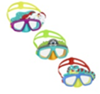 Lentes de Buceo Infantiles Bestway AquaPals 3 pack
