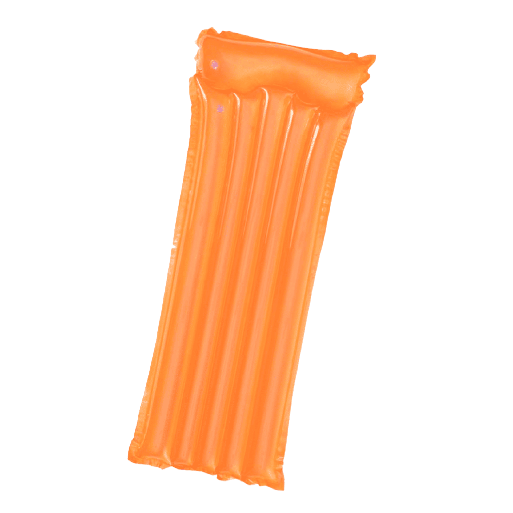 [44013NA] Colchón Inflable Playero Bestway 1.83m x 76cm (NARANJA)