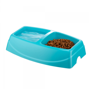 Plato Doble de Comida para Mascotas Brezza Pet Grande 