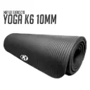 Mat de ejercicio yoga K6 10 mm con cinta de transporte