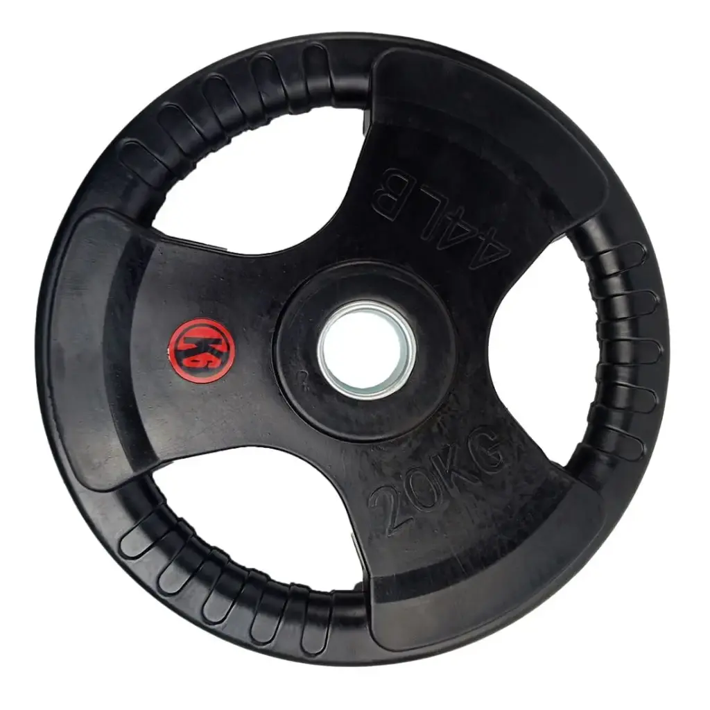 Disco 2" K6 multiagarre encauchetada 20 kg