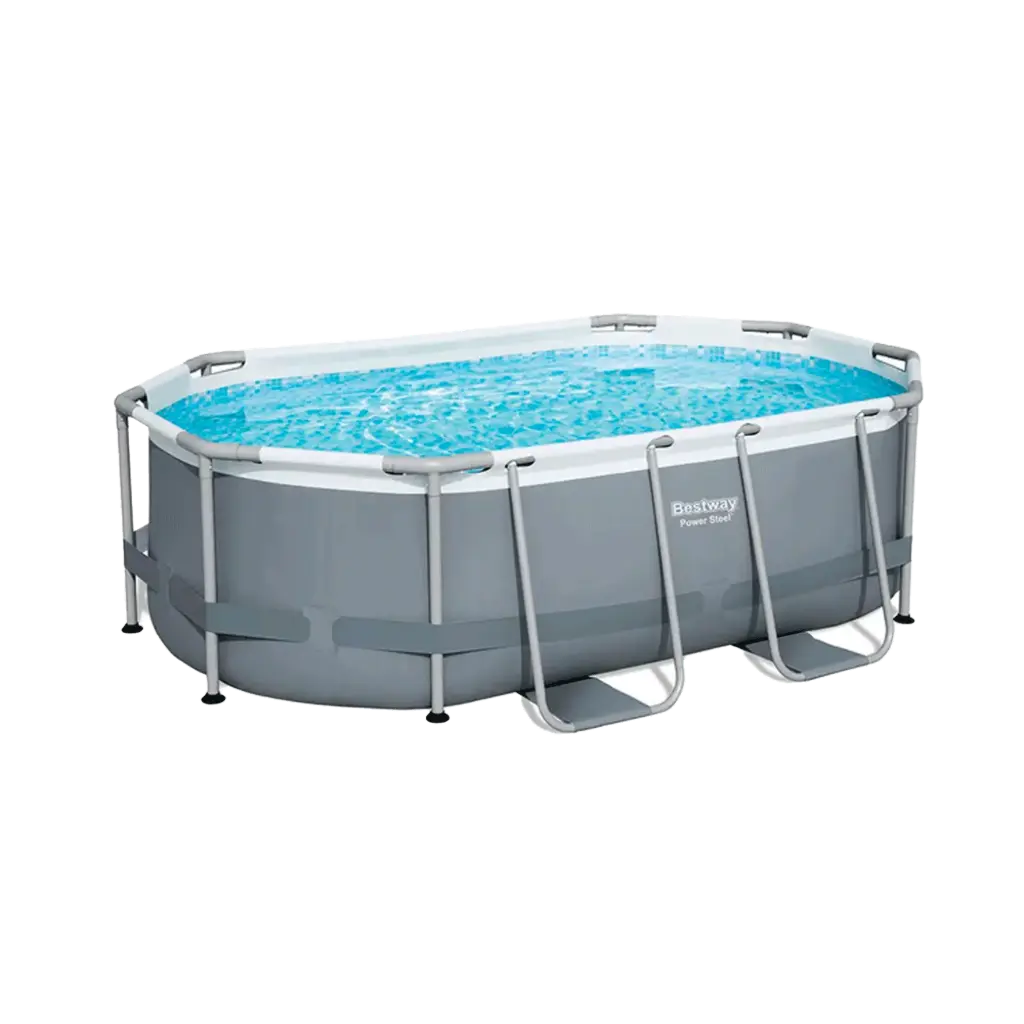 Piscina Inflable Familiar Bestway Ovalada Steel Pro Max 3.05m x 2.00m x 84cm