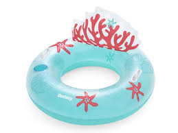 Bestway 42" x 44.5"/1.07m x 1.13m Coral Bliss Swim Tube