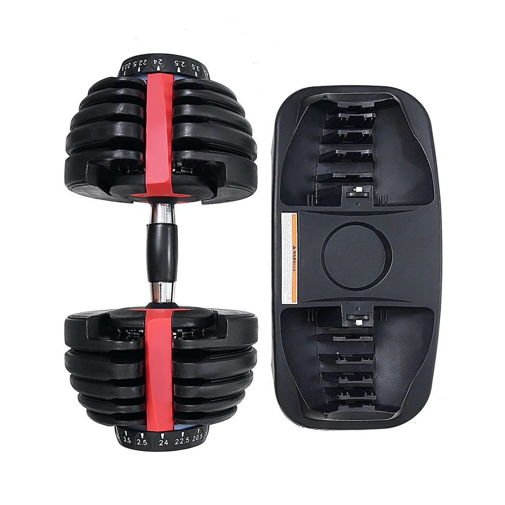 [66856] Mancuerna Ajustable K6 Professional 24 kg – Sistema de Ajuste Rápido