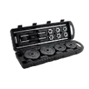 Set de mancuernas barra larga 50 kg K6 en maleta plastica