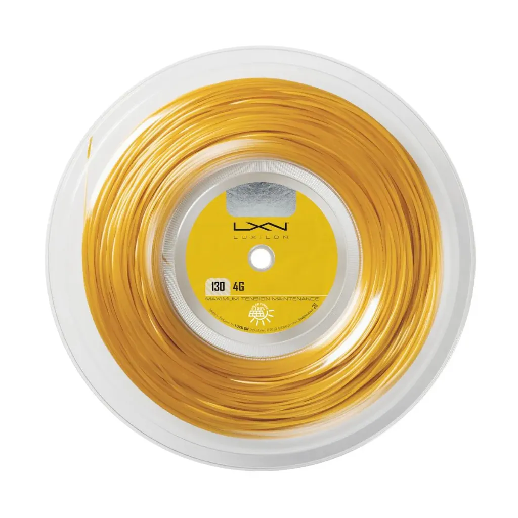 Rollo de Cuerda para Raquetas Wilson Luxilon 4G 130 (REEL 200M)
