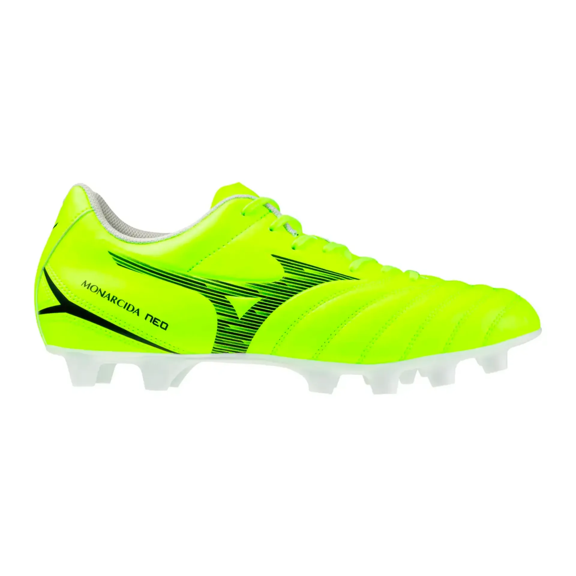 [P1GA262545-10.5] Tenis para Fútbol Mizuno Monarcida Neo III Select (10.5, VERDE Y NEGRO)