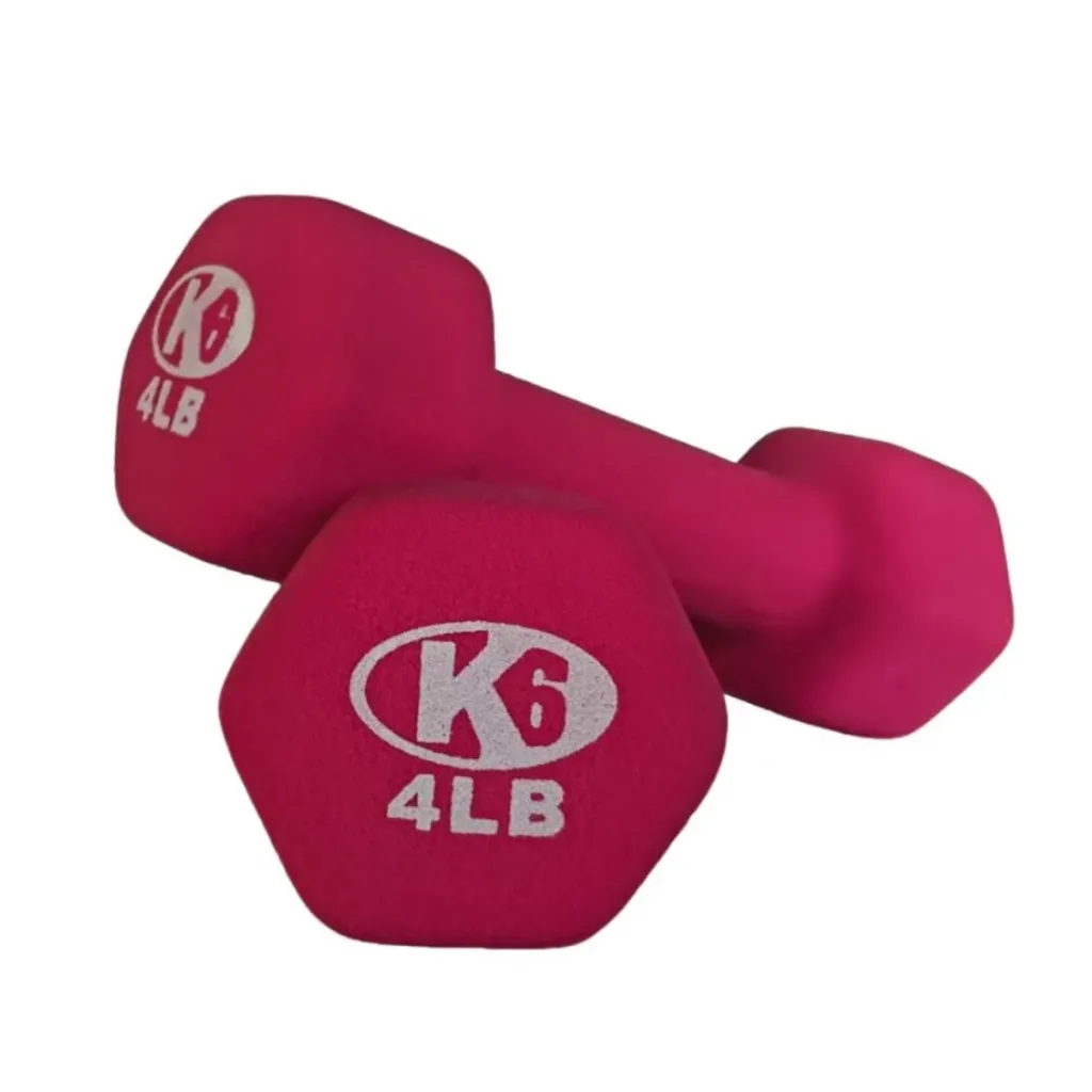 Mancuerna K6 de Neopreno 4LB