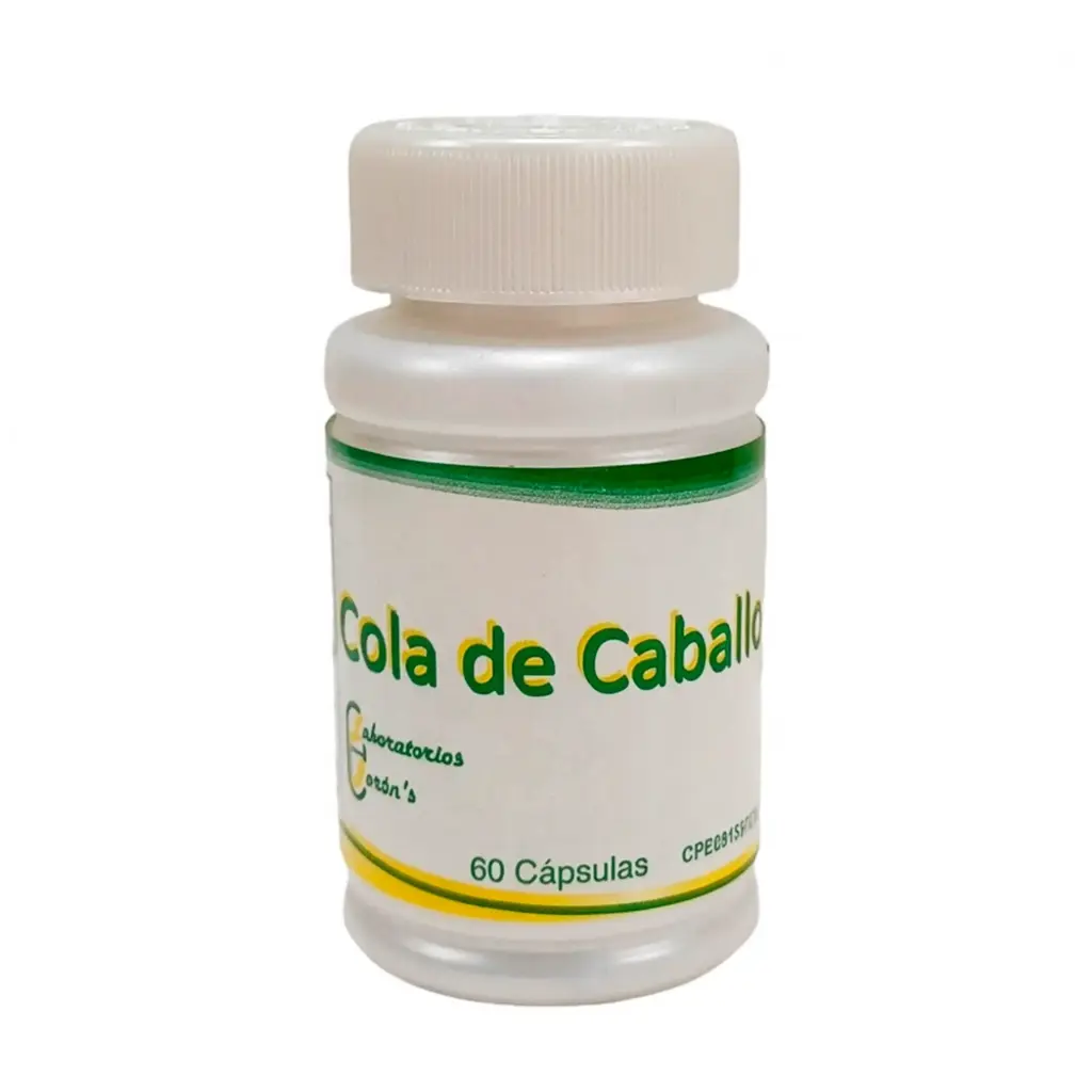 Cola de Caballo Laboratorios Baron's 100% Pura  300mg 60 Cápsulas