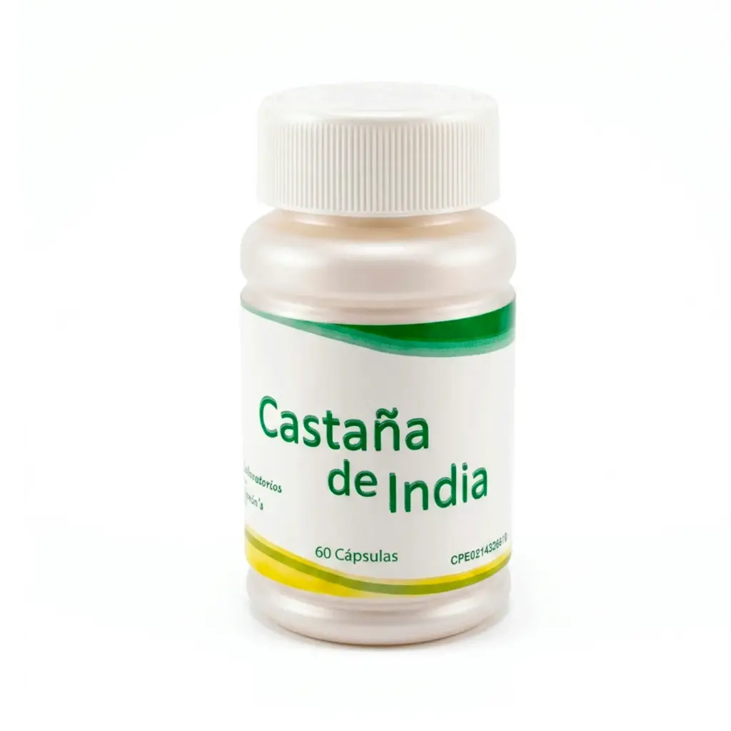 Castaña de India Laboratorios Baron's 100% Puro 300mg 60 Cápsulas