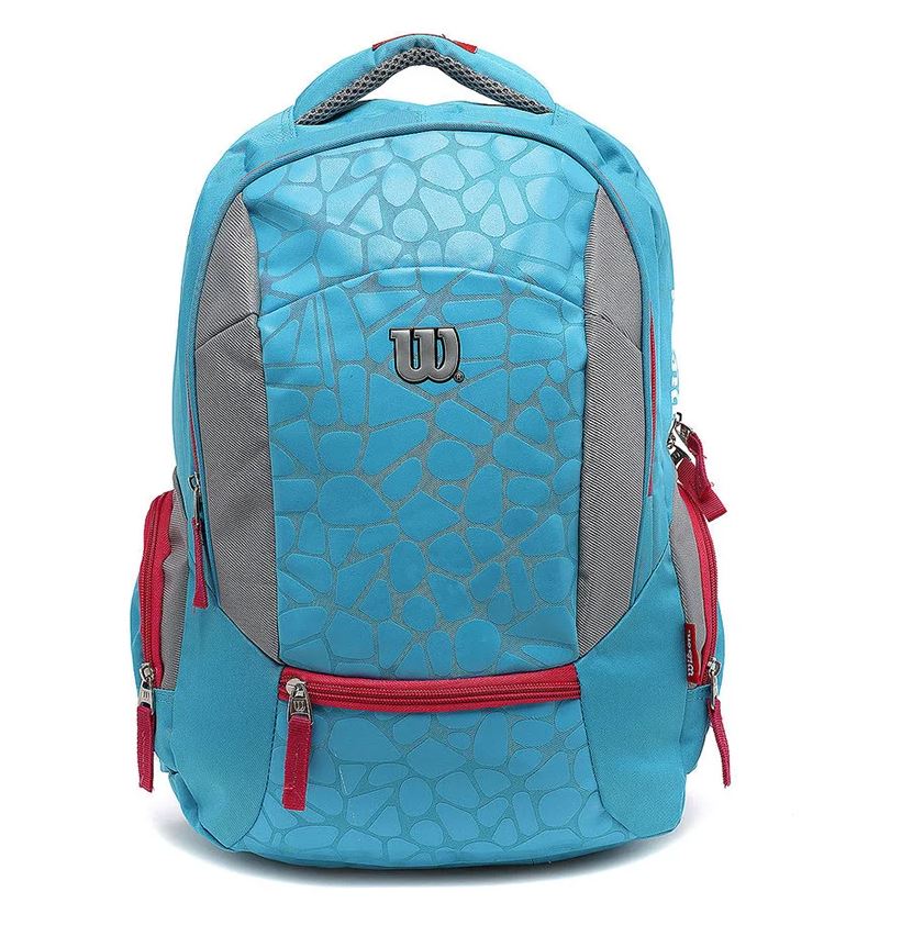 [W0071LB] Morral de Mujer Wilson Patrón Abstracto (AZUL CLARO)