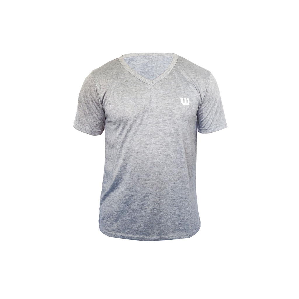 Camiseta Wilson Polyspun Cuello en V  87315 Jaspe