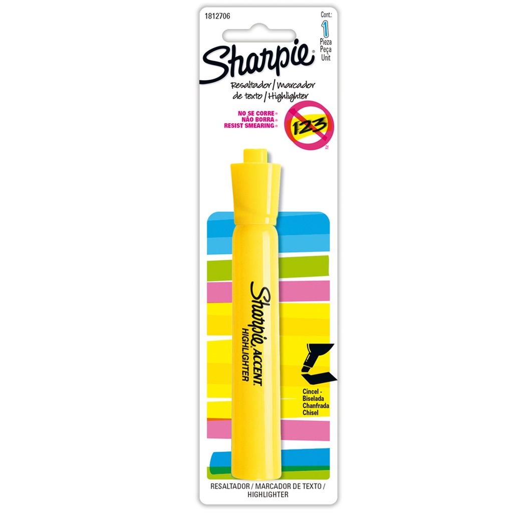 Resaltador Sharpie Major Tank Tx1 Amarillo